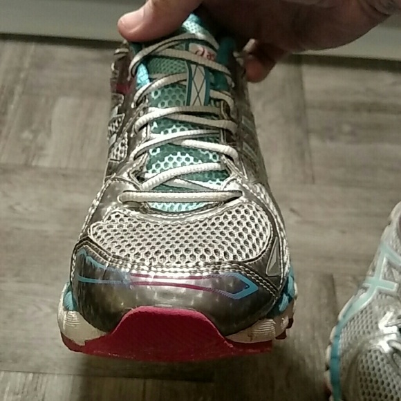 Asics Shoes - (On hold)ASICS GEL WOMANS SIZE 8.5 BLUE AND SILVER